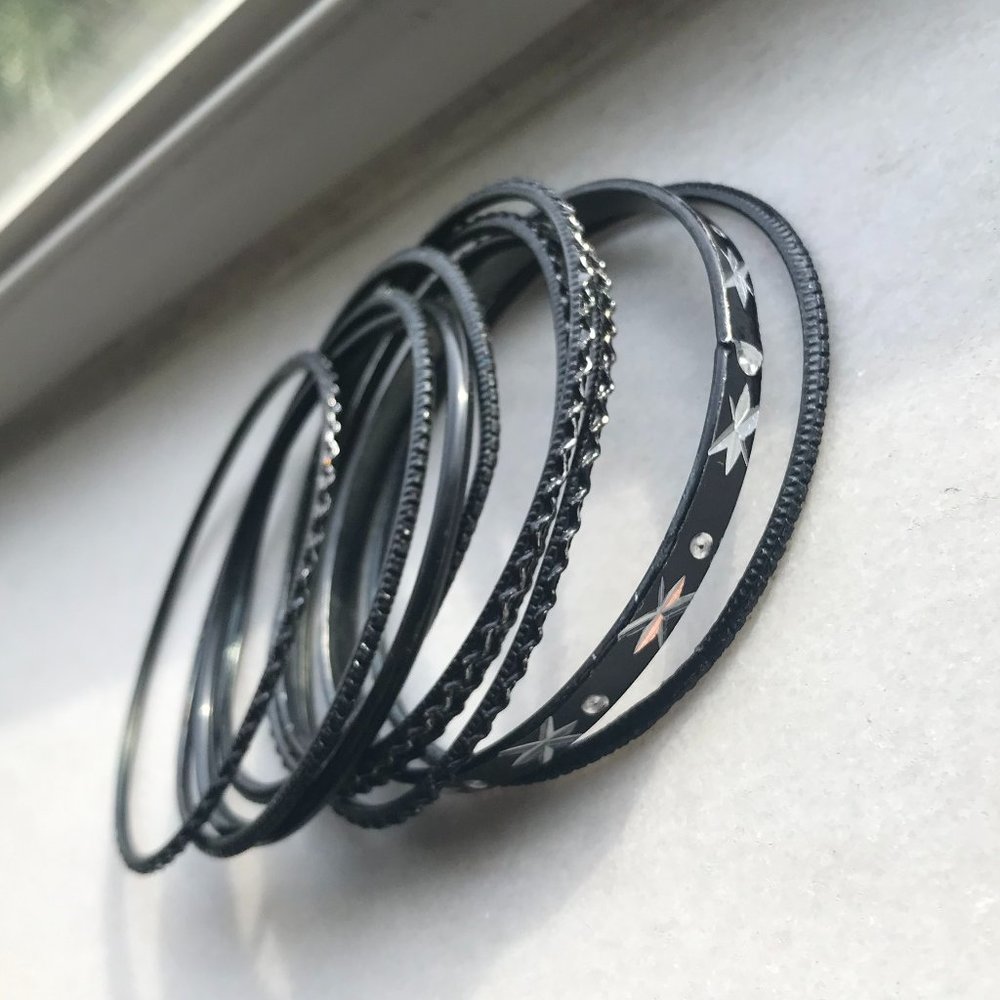 Black Bangles